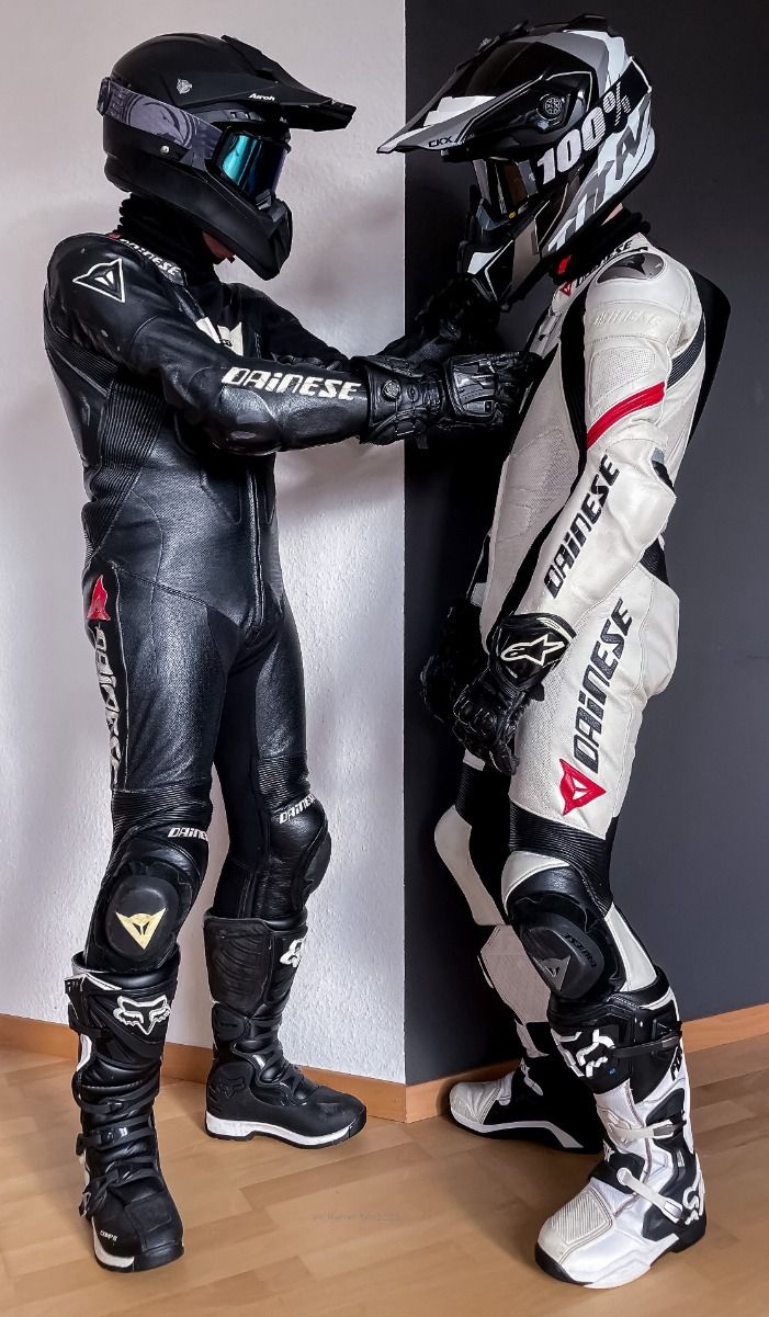 DAINESE Unisex BIKER MOTO GP MOTORCYCLE MOTORBIKE COWHIDE LEATHER RACING CE-RATED SUIT Men & Women